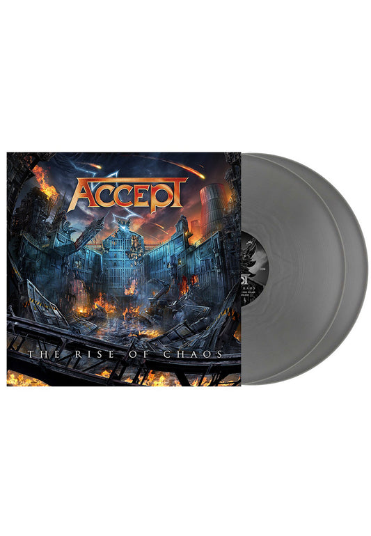 Accept - The Rise Of Chaos Silber - Colored 2 Vinyl | Neutral-Image