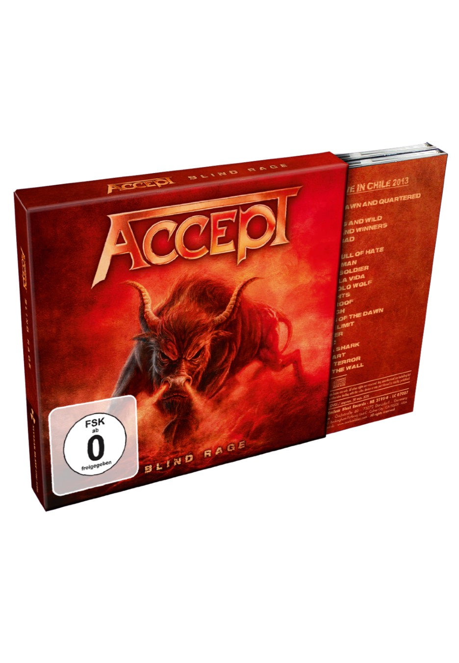 Accept - Blind Rage - Digipak CD + DVD | Neutral-Image